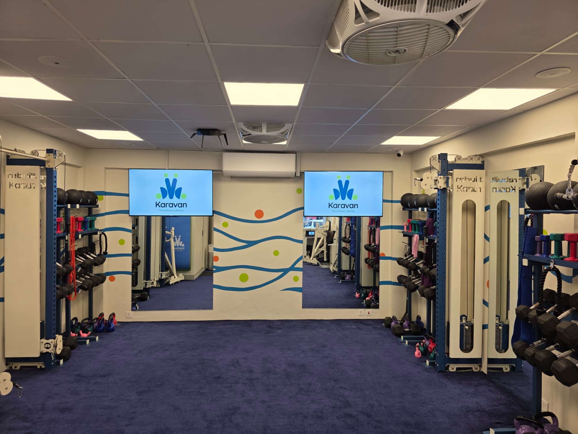 The fully equipped Karavan training studio in Islamabad
